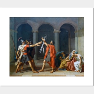 The Oath of the Horatii - Jacques-Louis David Posters and Art